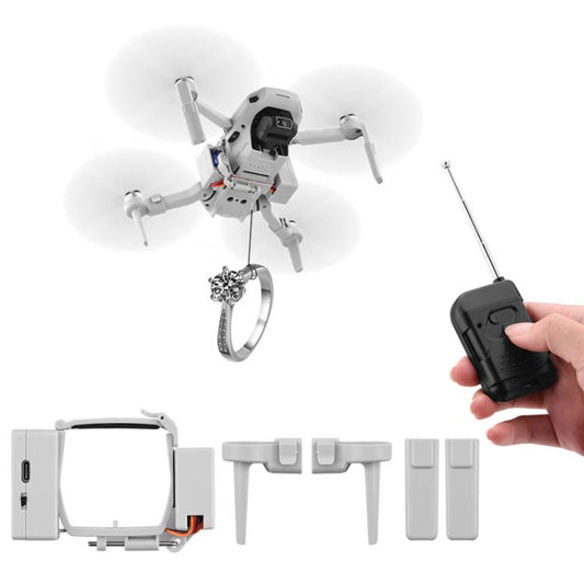 For DJI Mini 2 / Mavic Mini Air-Dropping System Thrower Parabolic (Grey) - Other by BRDRC | Online Shopping UK | buy2fix