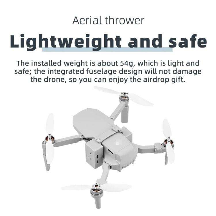 For DJI Mini 2 / Mavic Mini Air-Dropping System Thrower Parabolic (Grey) - Other by BRDRC | Online Shopping UK | buy2fix