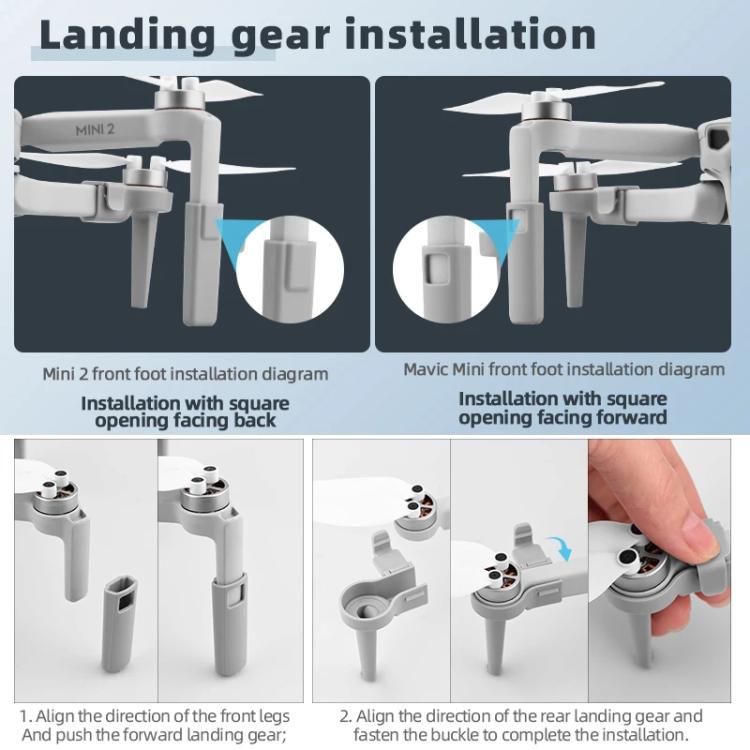 For DJI Mini 2 / Mavic Mini Air-Dropping System Thrower Parabolic (Grey) - Other by BRDRC | Online Shopping UK | buy2fix