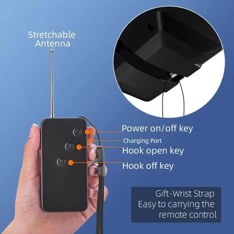 BRDRC Air-Dropping System Drone Thrower Parabolic For DJI Mini 4 Pro / 3 Pro / Air 3 / Mavic 3 / 3 Pro (Black) - Other by BRDRC | Online Shopping UK | buy2fix