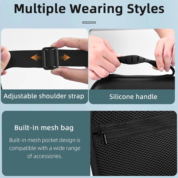 For DJI OSMO Pocket 3 BRDRC Full Set Portable Carrying Case Shoulder Storage Bag (Black) - Case & Bags by BRDRC | Online Shopping UK | buy2fix