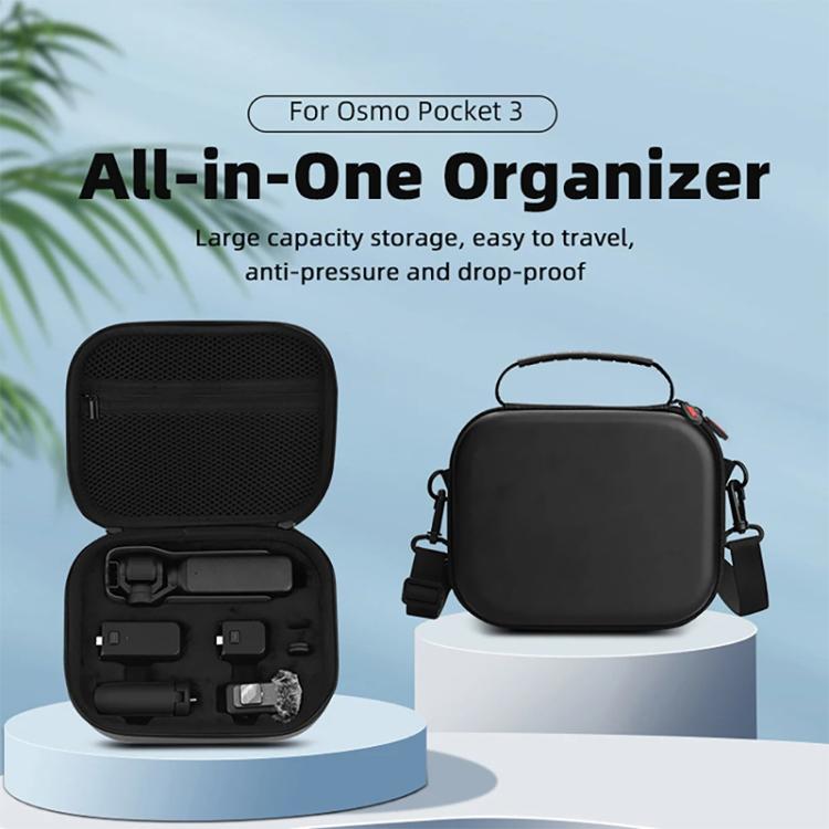 For DJI OSMO Pocket 3 BRDRC Full Set Portable Carrying Case Shoulder Storage Bag (Black) - Case & Bags by BRDRC | Online Shopping UK | buy2fix