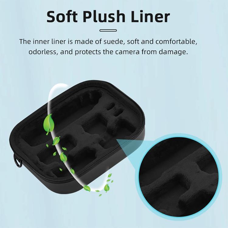 For DJI OSMO Pocket 3 BRDRC Full Set Portable Carrying Case Shoulder Storage Bag (Black) - Case & Bags by BRDRC | Online Shopping UK | buy2fix