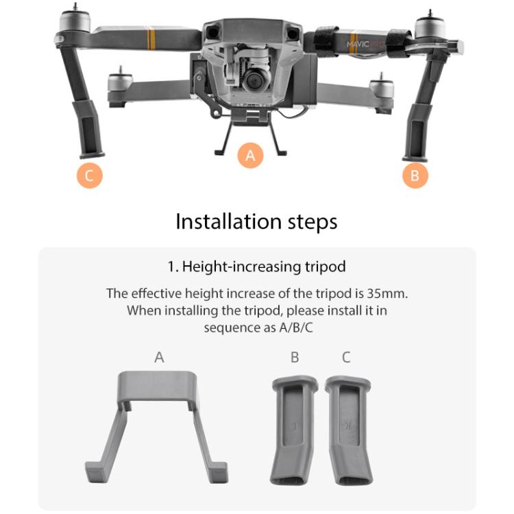 For DJI Mavic Pro BRDRC Air-Dropping System Thrower Parabolic (Grey) - Other by BRDRC | Online Shopping UK | buy2fix