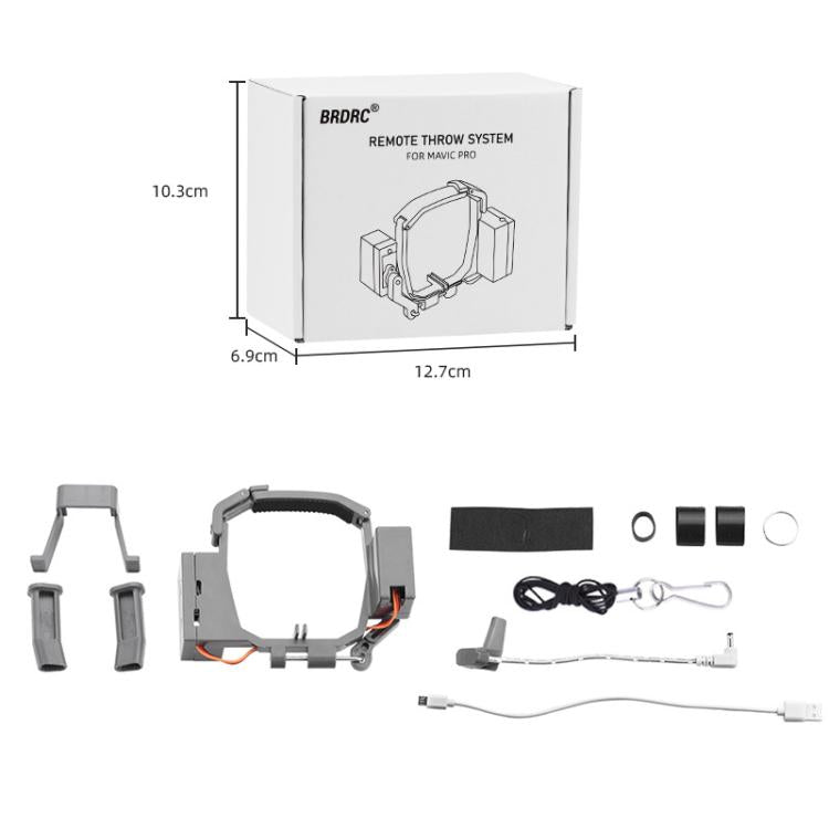 For DJI Mavic Pro BRDRC Air-Dropping System Thrower Parabolic (Grey) - Other by BRDRC | Online Shopping UK | buy2fix
