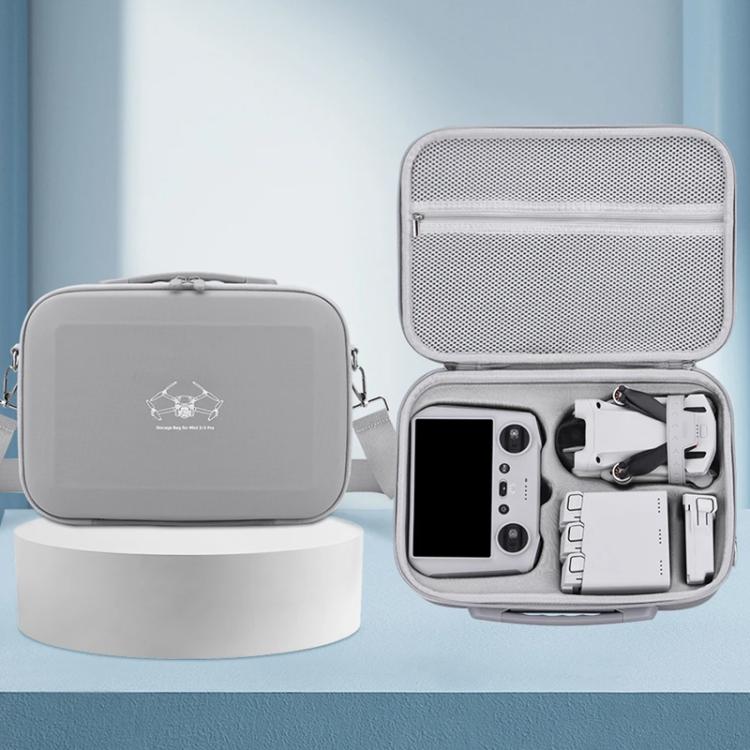 For DJI Mini 3 / 3 Pro BRDRC Shoulder Drone Remote Control Storage Carrying Bag (Grey) - Carry Cases & Bags by BRDRC | Online Shopping UK | buy2fix