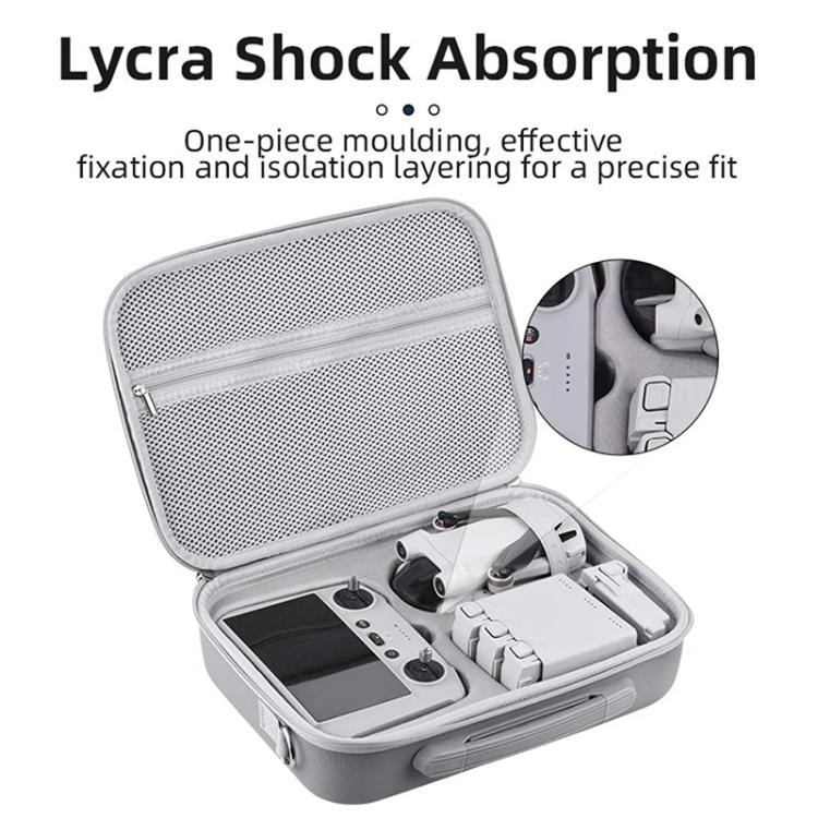 For DJI Mini 3 / 3 Pro BRDRC Shoulder Drone Remote Control Storage Carrying Bag (Grey) - Carry Cases & Bags by BRDRC | Online Shopping UK | buy2fix