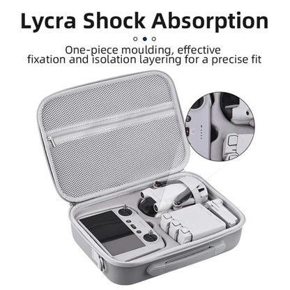 For DJI Mini 3 / 3 Pro BRDRC Shoulder Drone Remote Control Storage Carrying Bag (Grey) - Carry Cases & Bags by BRDRC | Online Shopping UK | buy2fix
