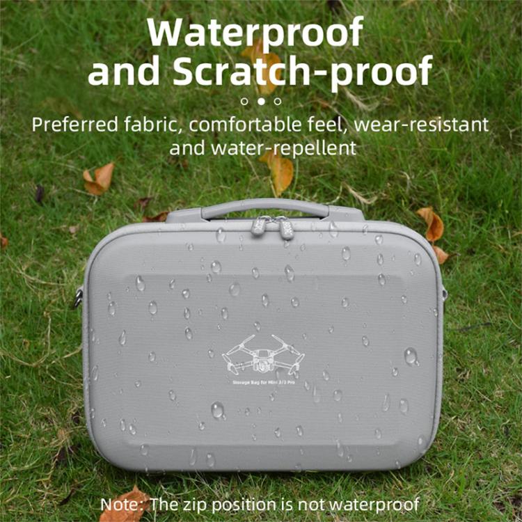 For DJI Mini 3 / 3 Pro BRDRC Shoulder Drone Remote Control Storage Carrying Bag (Grey) - Carry Cases & Bags by BRDRC | Online Shopping UK | buy2fix