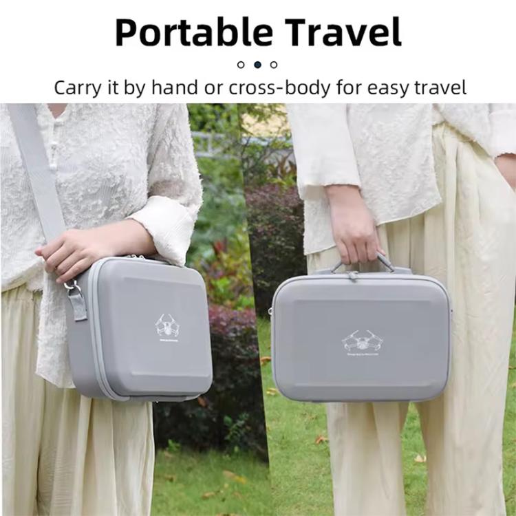 For DJI Mini 3 / 3 Pro BRDRC Shoulder Drone Remote Control Storage Carrying Bag (Grey) - Carry Cases & Bags by BRDRC | Online Shopping UK | buy2fix