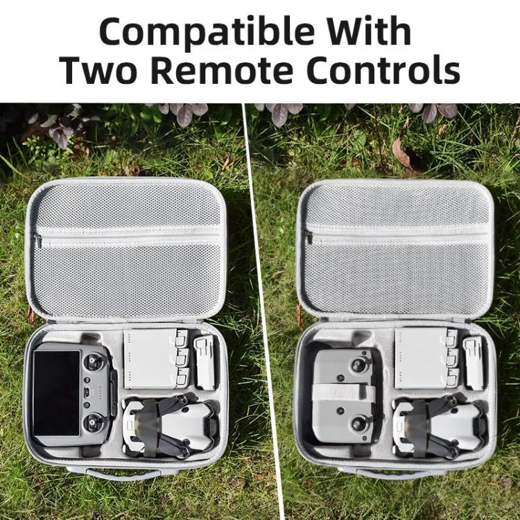 For DJI Mini 4 Pro BRDRC Shoulder Drone Remote Control Storage Carrying Bag (Grey) - Carry Cases & Bags by BRDRC | Online Shopping UK | buy2fix