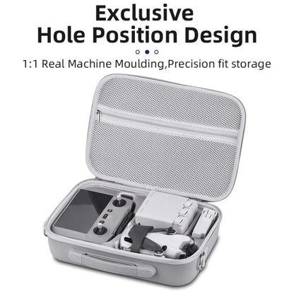 For DJI Mini 4 Pro BRDRC Shoulder Drone Remote Control Storage Carrying Bag (Grey) - Carry Cases & Bags by BRDRC | Online Shopping UK | buy2fix