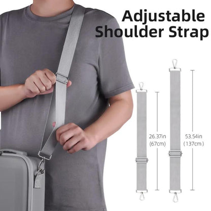 For DJI Mini 4 Pro BRDRC Shoulder Drone Remote Control Storage Carrying Bag (Grey) - Carry Cases & Bags by BRDRC | Online Shopping UK | buy2fix