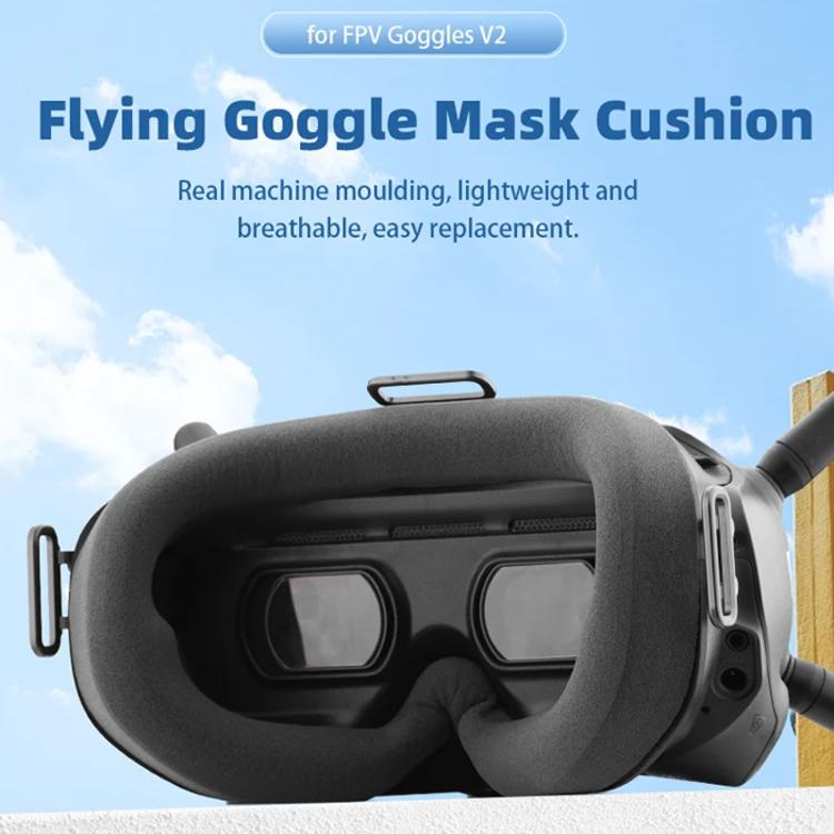 For DJI FPV Goggles V2  BRDRC Flying Glasses Protector Eyecups (Dark Grey) - Other Accessories by BRDRC | Online Shopping UK | buy2fix