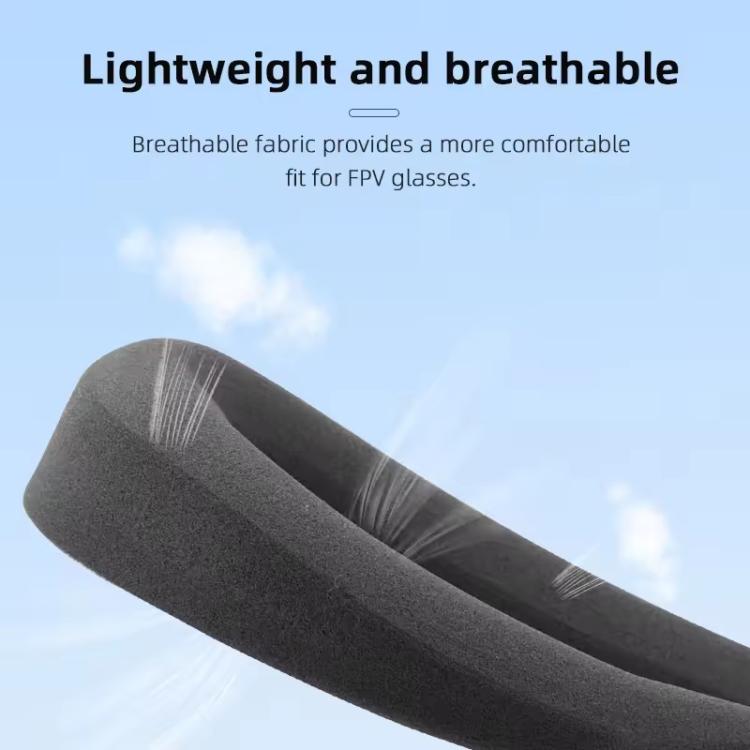 For DJI FPV Goggles V2  BRDRC Flying Glasses Protector Eyecups (Dark Grey) - Other Accessories by BRDRC | Online Shopping UK | buy2fix