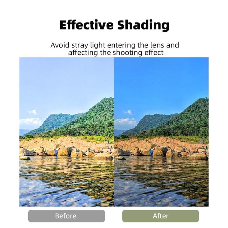 For DJI Mini 4 Pro BRDRC Lens Hood Gimbal Anti-Glare Sunshade Cover (Black) - Other by BRDRC | Online Shopping UK | buy2fix