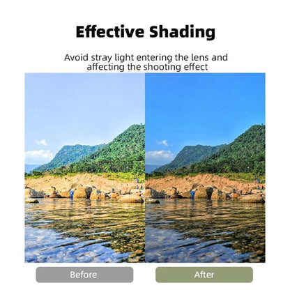 For DJI Mini 4 Pro BRDRC Lens Hood Gimbal Anti-Glare Sunshade Cover (Black) - Other by BRDRC | Online Shopping UK | buy2fix