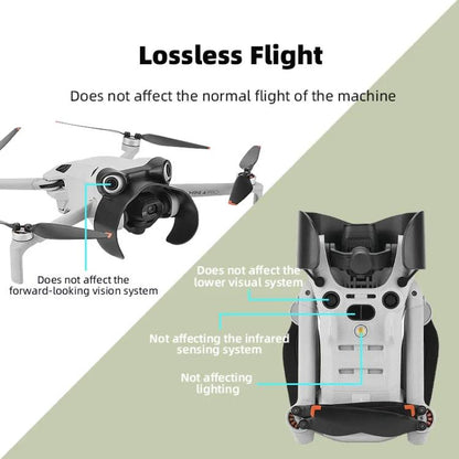 For DJI Mini 4 Pro BRDRC Lens Hood Gimbal Anti-Glare Sunshade Cover (Black) - Other by BRDRC | Online Shopping UK | buy2fix