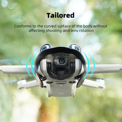 For DJI Mini 4 Pro BRDRC Lens Hood Gimbal Anti-Glare Sunshade Cover (Black) - Other by BRDRC | Online Shopping UK | buy2fix