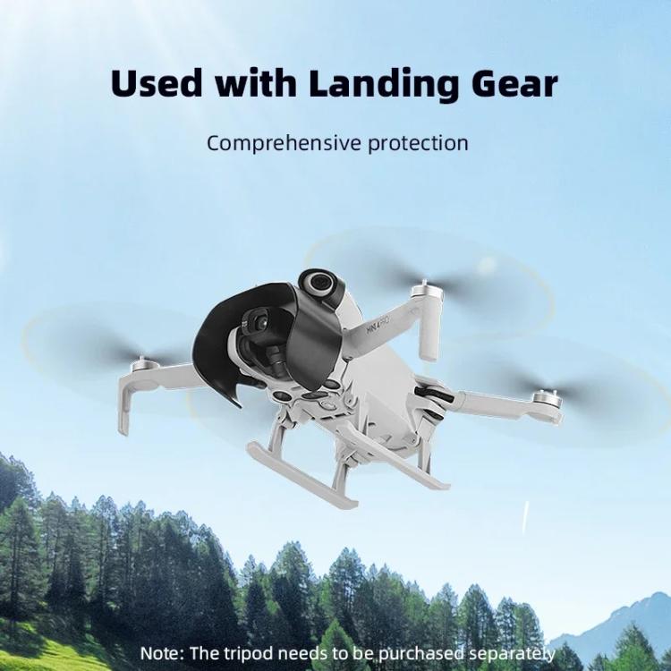 For DJI Mini 4 Pro BRDRC Lens Hood Gimbal Anti-Glare Sunshade Cover (Black) - Other by BRDRC | Online Shopping UK | buy2fix