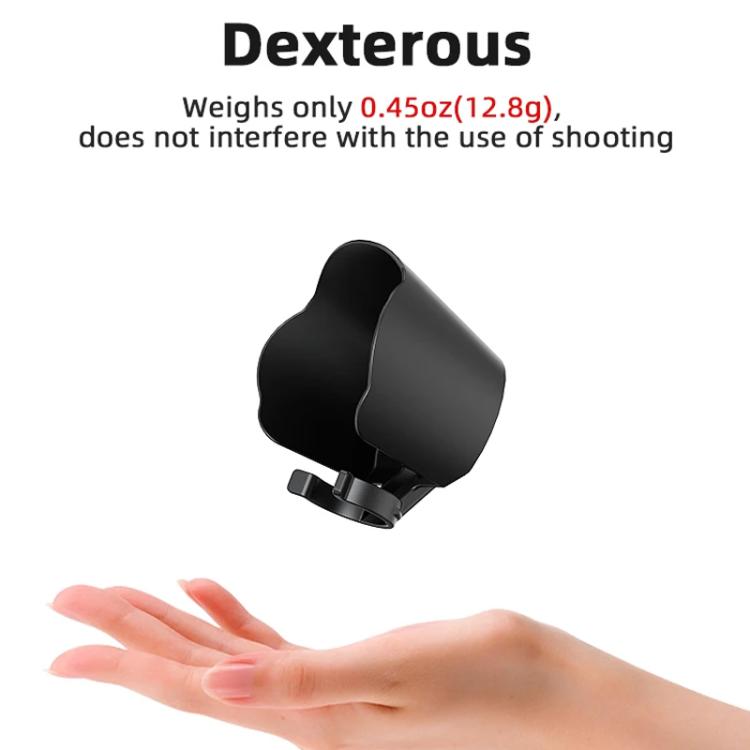 For DJI OSMO Pocket 3 BRDRC Sunshade Lens Protective Cover Hood (Black) - Lens Accessories by BRDRC | Online Shopping UK | buy2fix