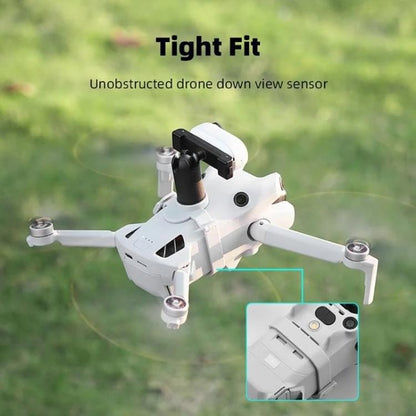 For DJI Mini 4 Pro BRDRC Action Camera Holder Bracket Adapter Drone Gimbal Extension Mount (Grey) - Mount & Holder by BRDRC | Online Shopping UK | buy2fix