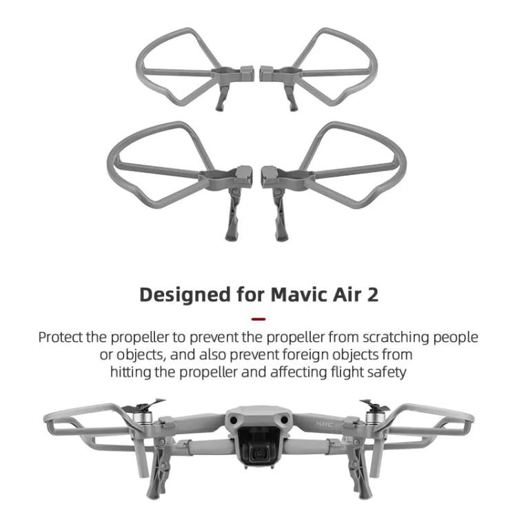 For DJI Mavic Air 2 / Air 2S BRDRC Drone Propeller Protective Guard Anti-collision Ring (Grey) - Holder Series by BRDRC | Online Shopping UK | buy2fix