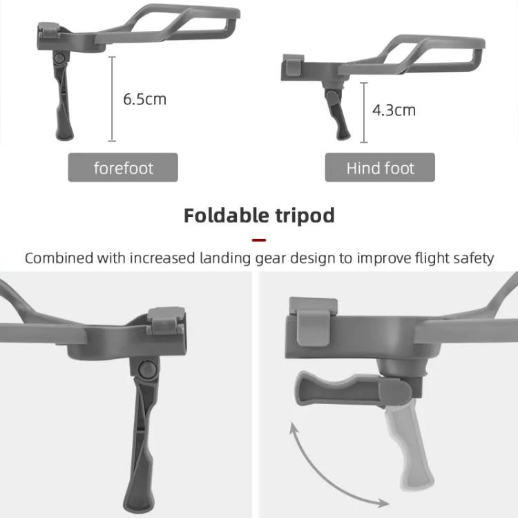 For DJI Mavic Air 2 / Air 2S BRDRC Drone Propeller Protective Guard Anti-collision Ring (Grey) - Holder Series by BRDRC | Online Shopping UK | buy2fix