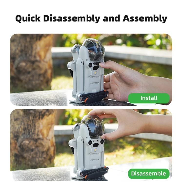 For DJI Mini 4 Pro BRDRC Lens Protective Cover Gimbal Cover (Transparent Black) - Other by BRDRC | Online Shopping UK | buy2fix