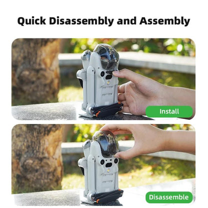 For DJI Mini 4 Pro BRDRC Lens Protective Cover Gimbal Cover (Transparent Black) - Other by BRDRC | Online Shopping UK | buy2fix