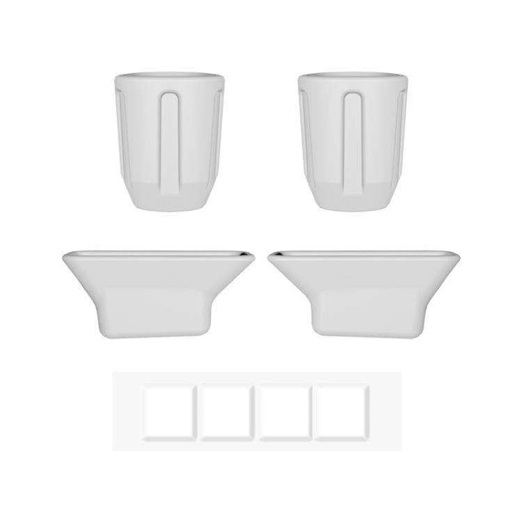 For DJI Mavic Air 2S BRDRC Drone Legs Feet Cover Protective Pad Dust-proof Cover (Grey) - Holder Series by BRDRC | Online Shopping UK | buy2fix