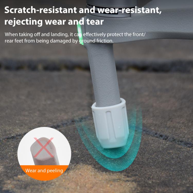 For DJI Mavic Air 2S BRDRC Drone Legs Feet Cover Protective Pad Dust-proof Cover (Grey) - Holder Series by BRDRC | Online Shopping UK | buy2fix