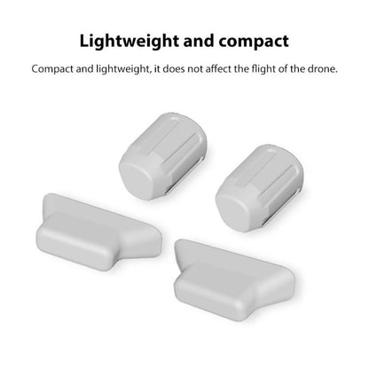 For DJI Mavic Air 2S BRDRC Drone Legs Feet Cover Protective Pad Dust-proof Cover (Grey) - Holder Series by BRDRC | Online Shopping UK | buy2fix