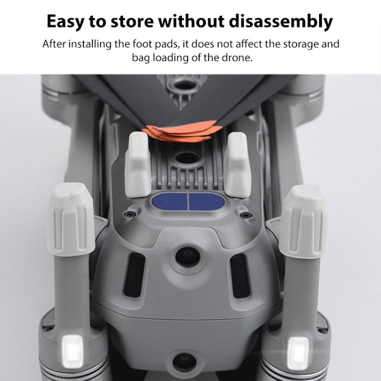 For DJI Mavic Air 2S BRDRC Drone Legs Feet Cover Protective Pad Dust-proof Cover (Grey) - Holder Series by BRDRC | Online Shopping UK | buy2fix