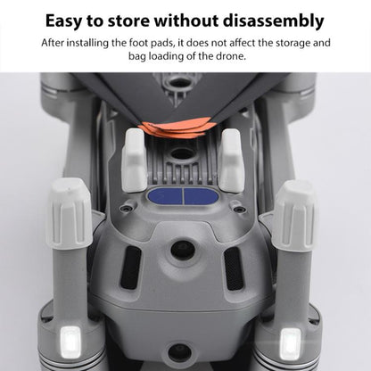 For DJI Mavic Air 2S BRDRC Drone Legs Feet Cover Protective Pad Dust-proof Cover (Grey) - Holder Series by BRDRC | Online Shopping UK | buy2fix