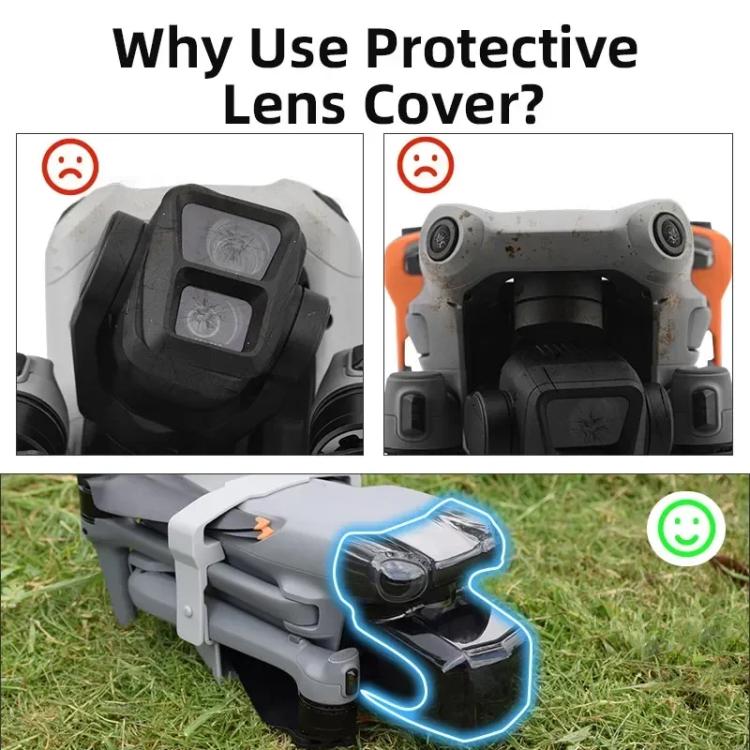 For DJI Air 3 BRDRC Lens Protective Cover Gimbal Cover (Black) - Other by BRDRC | Online Shopping UK | buy2fix
