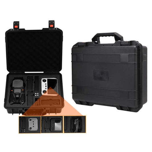 For DJI Mavic 3 Pro BRDRC Safety Carrying Case Storage Bag Hard Travel Waterproof Shock-proof Box (Black) - Backpacks & Bags by BRDRC | Online Shopping UK | buy2fix