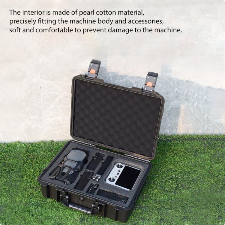 For DJI Mavic 3 Pro BRDRC Safety Carrying Case Storage Bag Hard Travel Waterproof Shock-proof Box (Black) - Backpacks & Bags by BRDRC | Online Shopping UK | buy2fix