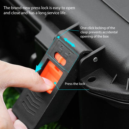 For DJI Mavic 3 Pro BRDRC Safety Carrying Case Storage Bag Hard Travel Waterproof Shock-proof Box (Black) - Backpacks & Bags by BRDRC | Online Shopping UK | buy2fix