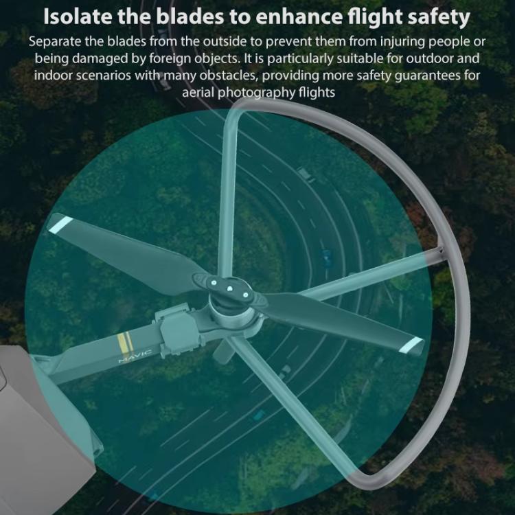 For DJI Mavic Pro BRDRC Drone Propeller Protective Guard Anti-collision Ring (Grey) - Holder Series by BRDRC | Online Shopping UK | buy2fix