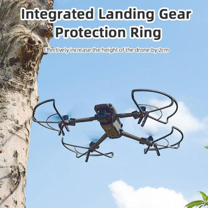 For DJI Mavic 3 / 3 Pro BRDRC Drone Propeller Protective Guard Anti-collision Ring (Grey) - Holder Series by BRDRC | Online Shopping UK | buy2fix