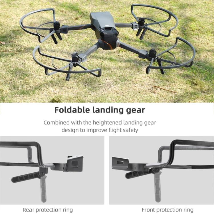 For DJI Mavic 3 / 3 Pro BRDRC Drone Propeller Protective Guard Anti-collision Ring (Grey) - Holder Series by BRDRC | Online Shopping UK | buy2fix