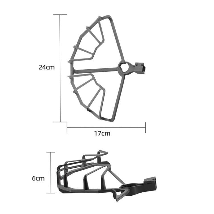 For DJI Mavic 2 Pro / 2 Zoom BRDRC Drone Propeller Surround Protective Guard Anti-collision Ring (Grey) - Holder Series by BRDRC | Online Shopping UK | buy2fix