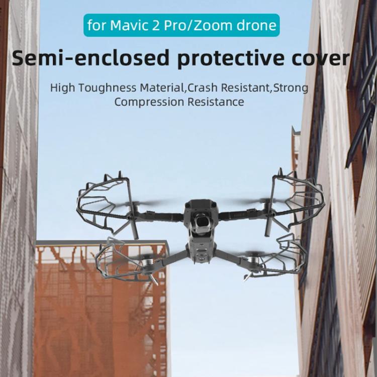 For DJI Mavic 2 Pro / 2 Zoom BRDRC Drone Propeller Surround Protective Guard Anti-collision Ring (Grey) - Holder Series by BRDRC | Online Shopping UK | buy2fix