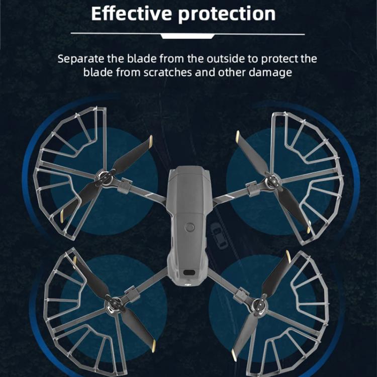 For DJI Mavic 2 Pro / 2 Zoom BRDRC Drone Propeller Surround Protective Guard Anti-collision Ring (Grey) - Holder Series by BRDRC | Online Shopping UK | buy2fix