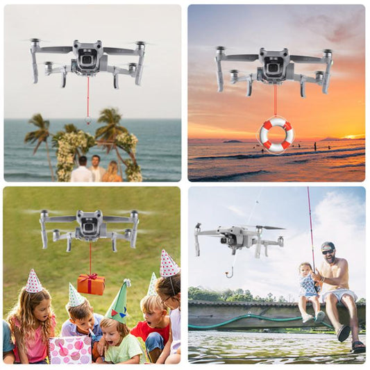 For DJI Mavic Air 2 / Air 2S BRDRC Air-Dropping System Thrower Parabolic (Grey) - Other by BRDRC | Online Shopping UK | buy2fix