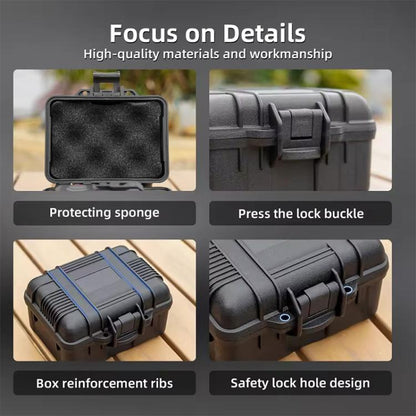 For DJI OSMO Action 5 Pro / 4 / 3 Camera Hard Storage Box Bag Protective Case (Black) - Case & Bags by BRDRC | Online Shopping UK | buy2fix