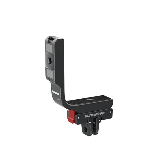 For DJI Osmo 360 Sunnylife Metal L-Type Vertical-Horizontal Mount with Magnetic Adapter Quick Release Mount Adapter Stand (Black)