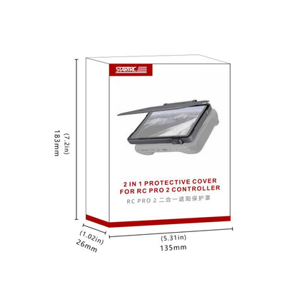 For DJI RC Pro 2 STARTRC Remote Control Sunshade Protection Cover (Grey) - Lens Hood by STARTRC | Online Shopping UK | buy2fix