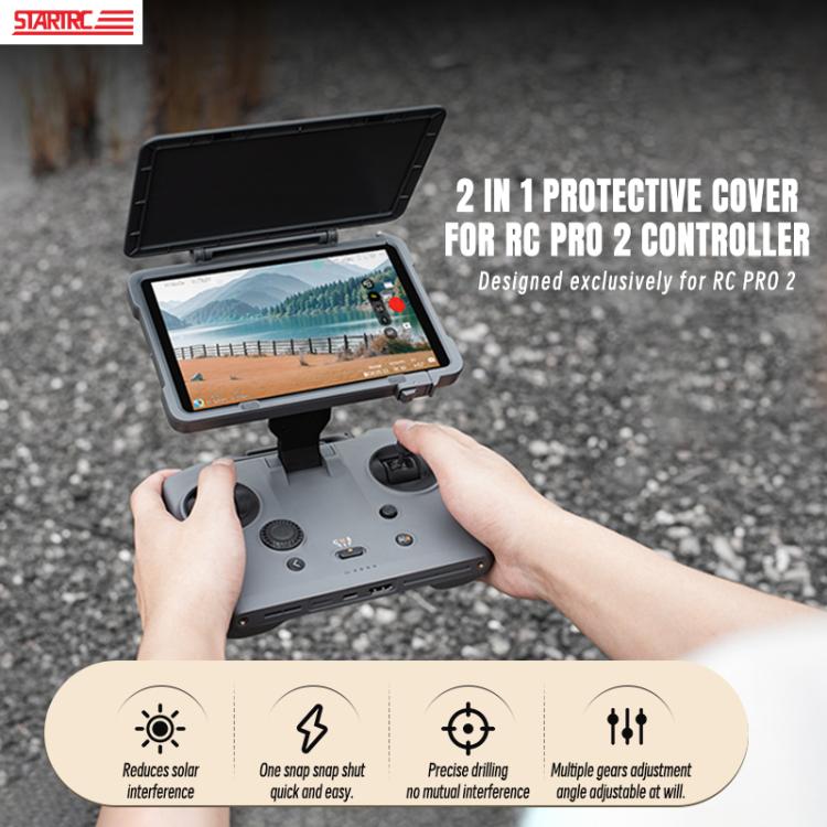 For DJI RC Pro 2 STARTRC Remote Control Sunshade Protection Cover (Grey) - Lens Hood by STARTRC | Online Shopping UK | buy2fix